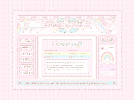 about-me screenshot