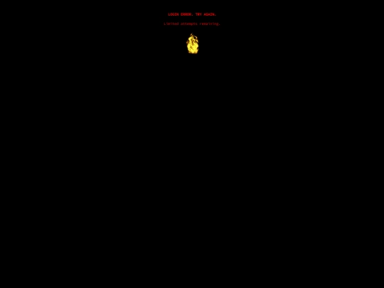 loginerror screenshot
