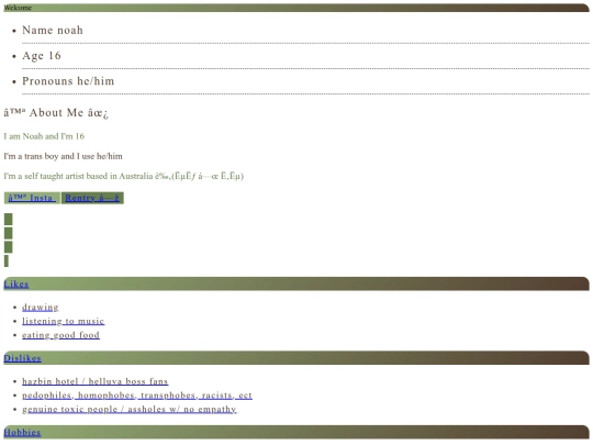testsite screenshot