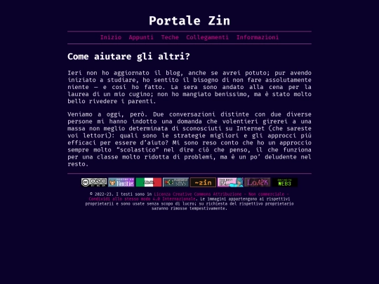 blog/come-aiutare-altri screenshot