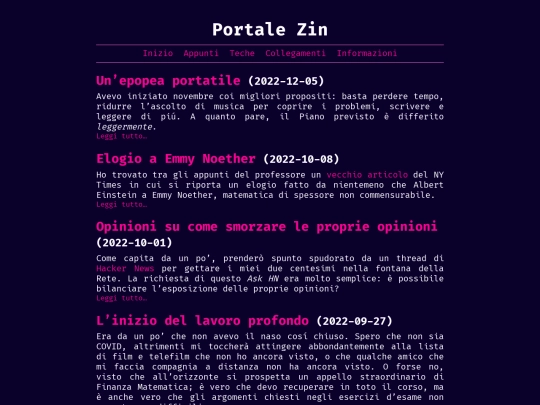 blog screenshot