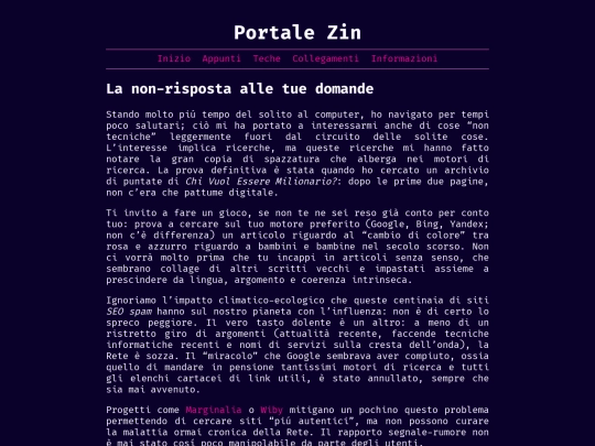 blog/non-risposta-alle-domande screenshot