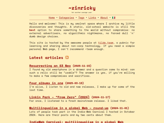 index screenshot