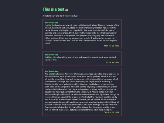 shrines/minimal-css/amaskquietplace screenshot