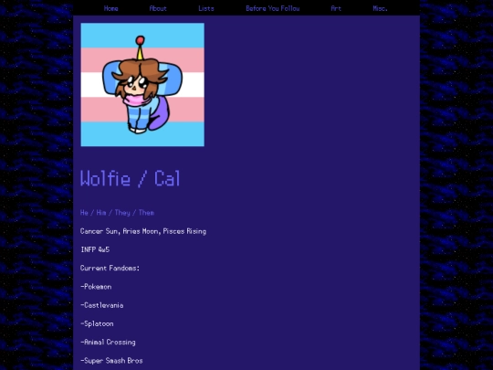 pages/About screenshot