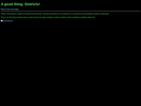 goodies/districts screenshot