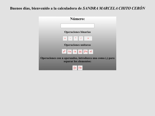 calculadoraUsandoJQuerySandraMarcelaChitoCeron screenshot
