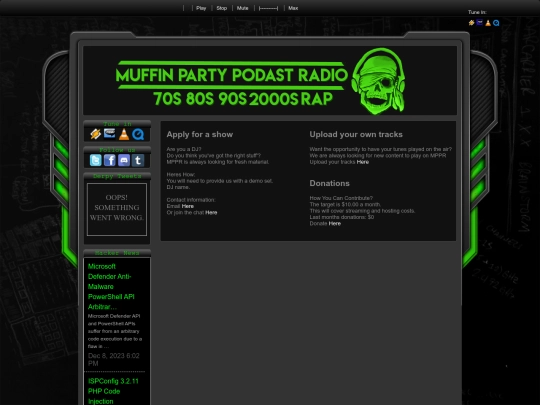 index screenshot