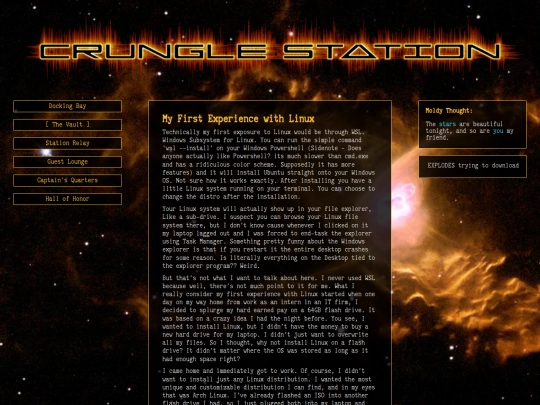 linux1 screenshot