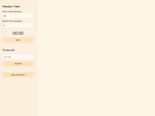 productivity screenshot