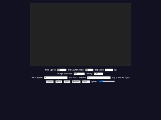 projectiles screenshot