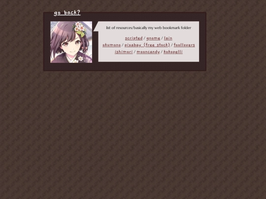 links screenshot