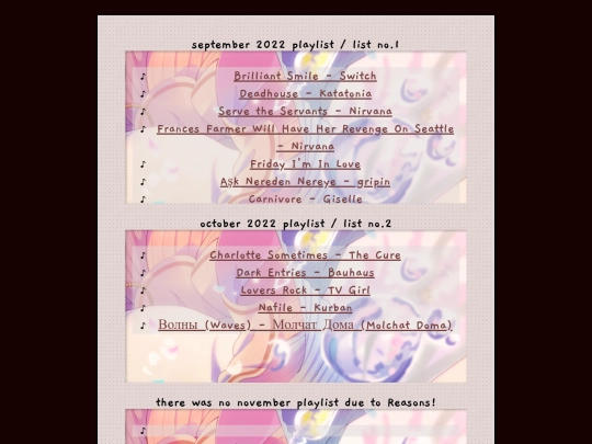 playlists screenshot