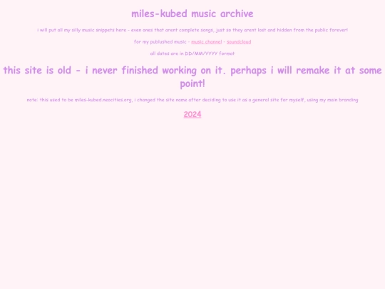 music/old screenshot
