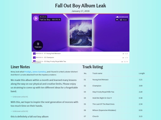 album/fall-out-boy-leak screenshot