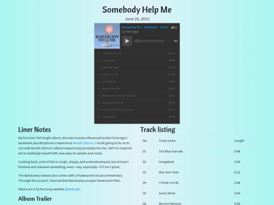 album/somebody-help-me screenshot