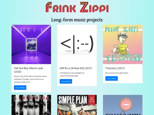 albums screenshot