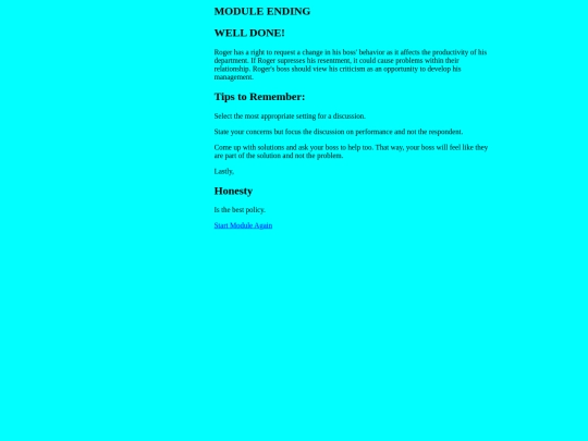 end screenshot