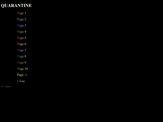 quarantine screenshot