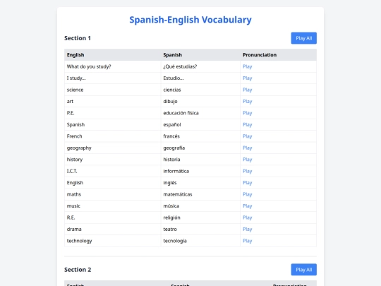 Spanish screenshot