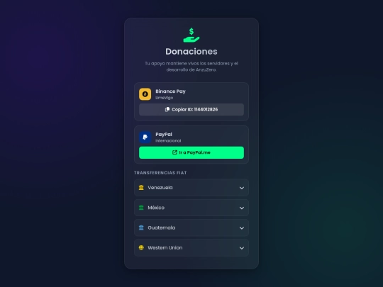 donate screenshot