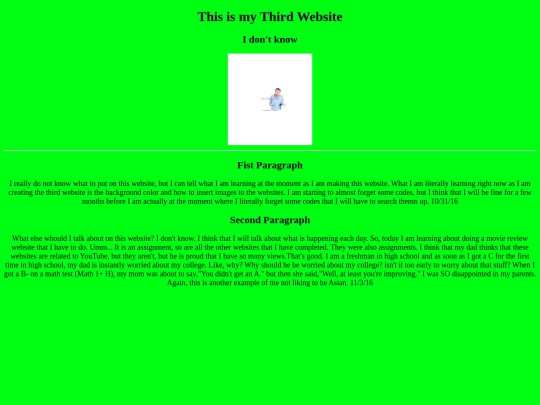 MyThirdSite screenshot