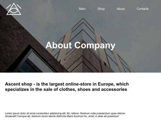 shop/about screenshot