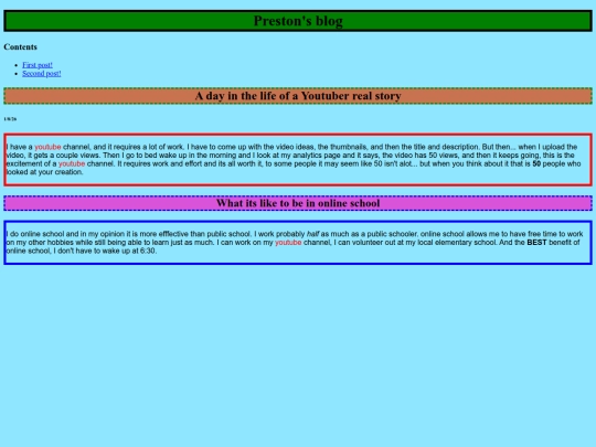blog screenshot