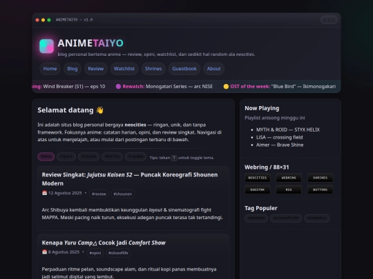 index screenshot