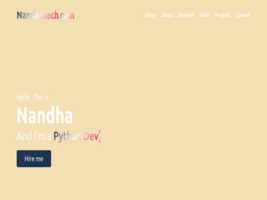 index screenshot