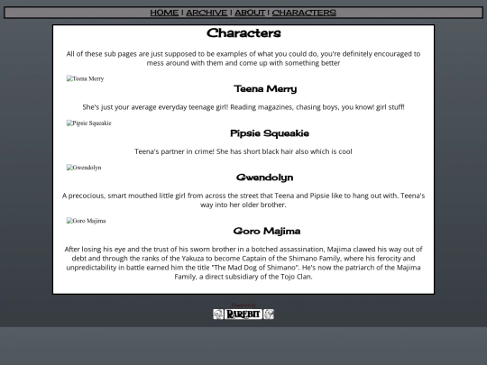 characters screenshot