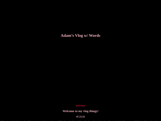 Adam screenshot