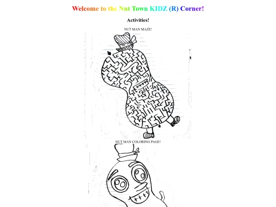 Nuttownprintoutactivities screenshot