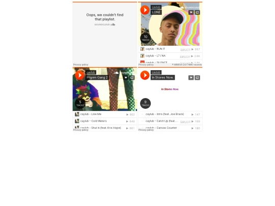 musicpage/calebmusic screenshot
