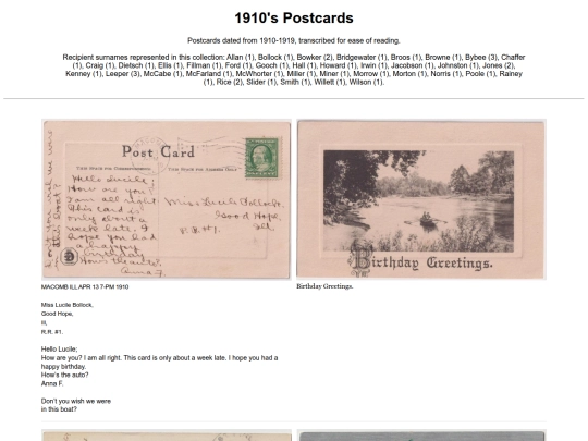 PostcardMuseum/1910sPostcards screenshot