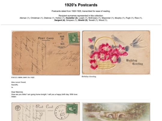 PostcardMuseum/1920sPostcards screenshot