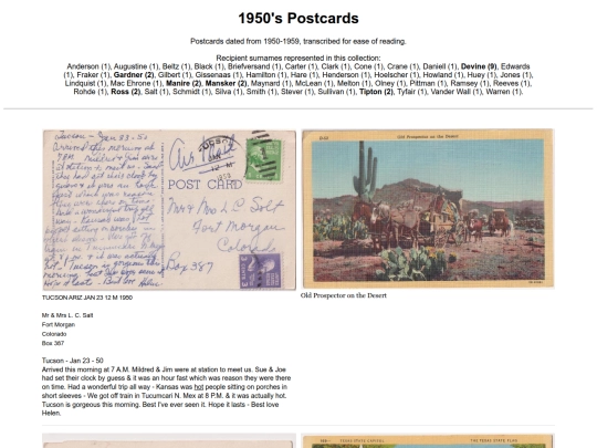PostcardMuseum/1950sPostcards screenshot