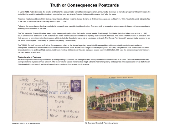 PostcardMuseum/TV/TruthOrConsequences screenshot