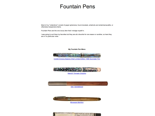 collections/FountainPens screenshot