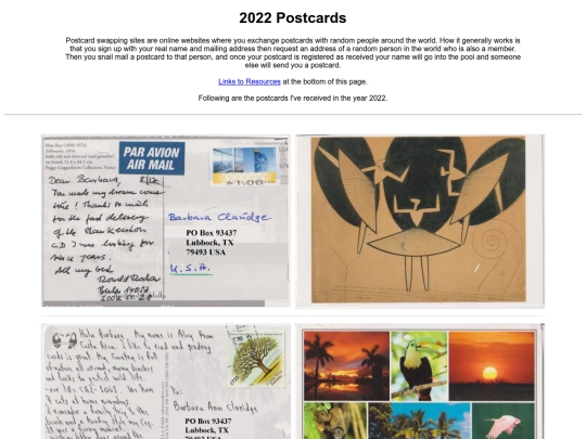 collections/postcards2022 screenshot