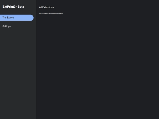 ProjectScram/ExtPrint3r screenshot