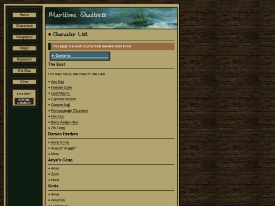 characters screenshot