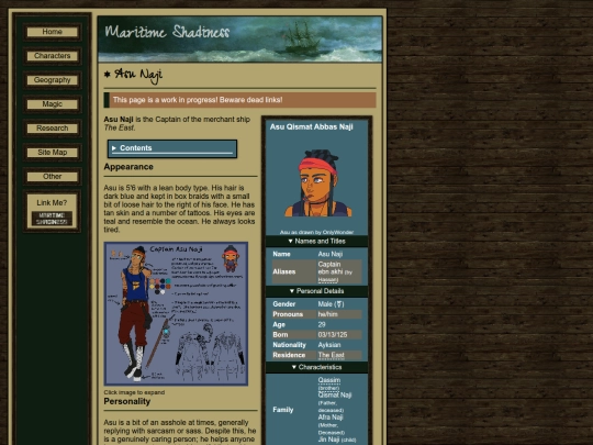 templates/characters-template screenshot