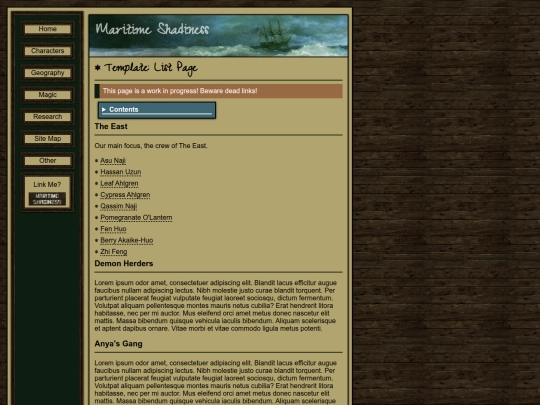templates/list-template screenshot