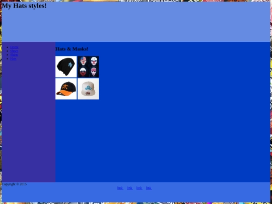 CSS/hats screenshot