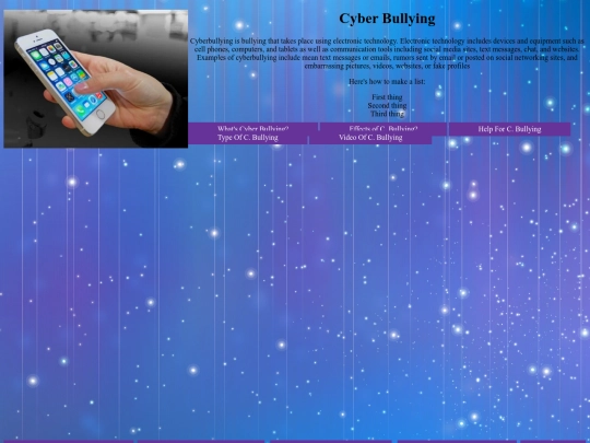 cyberbullie/Page1 screenshot