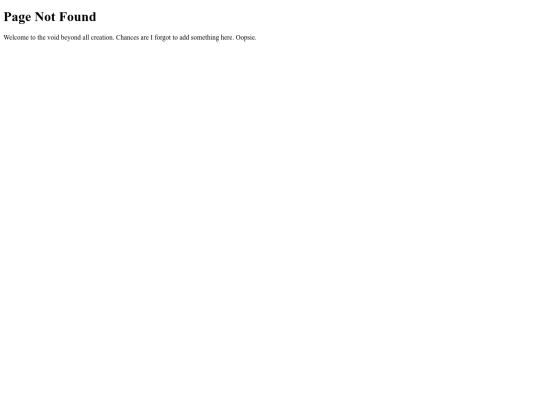 not_found screenshot