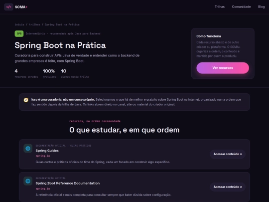 trilha-spring screenshot