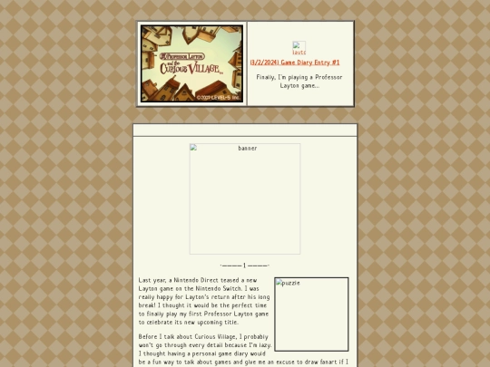 blog/diary/page1 screenshot