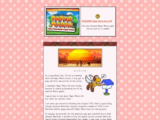 blog/diary2/page1 screenshot